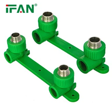 PPR dupla sárgaréz férfi könyök